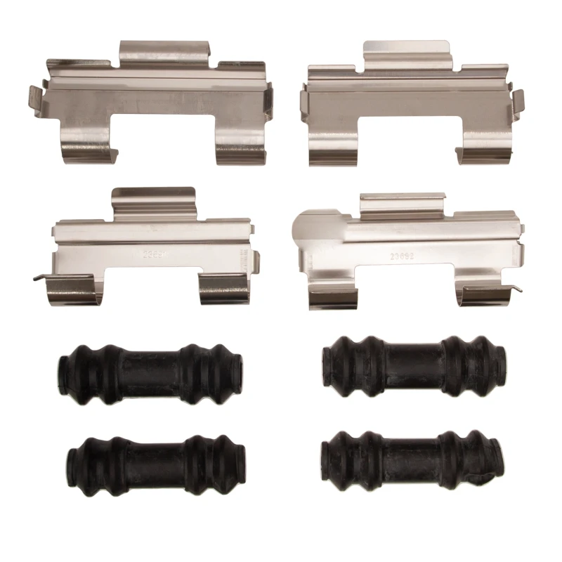 DFC 03-10 Chevrolet C5500 Kodiak Rear/Front 5000 Advanced Semi Metallic Brake Pads and Hardware Kit