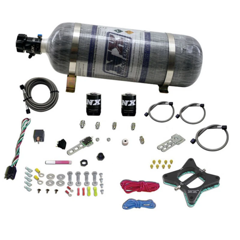 Nitrous Express 96-04 Ford Mustang 4.6L 2-Ventil-Nitrous-Platten-Kit mit Composite-Flasche