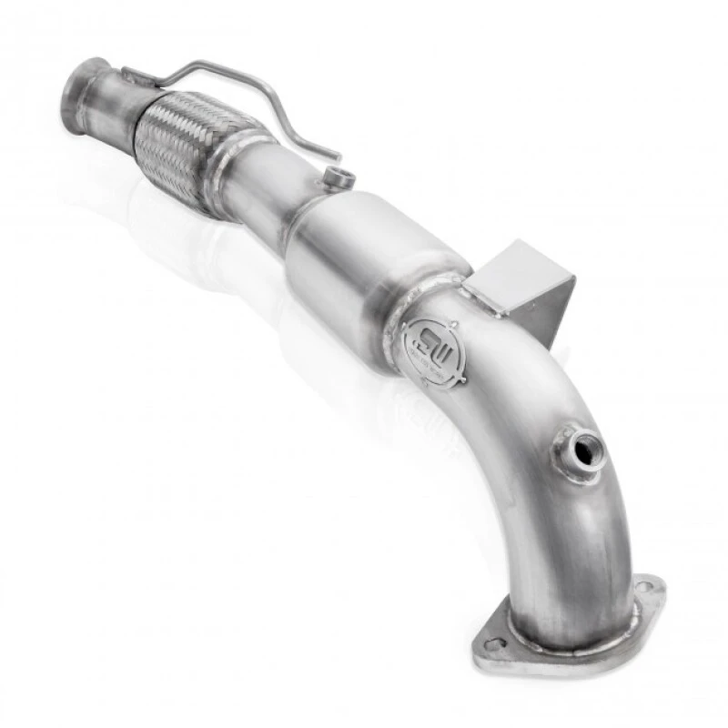 Stainless Works 2016-18 Ford Focus RS 3-Zoll-Hochleistungs-Kat-Downpipe-Factory-Anschluss