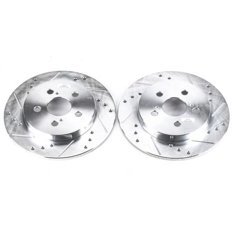 powerstop_JBR1362XPR-67944f713d980 Power Stop 11-13 Lexus CT200h Rear Evolution Drilled & Slotted Rotors - Pair