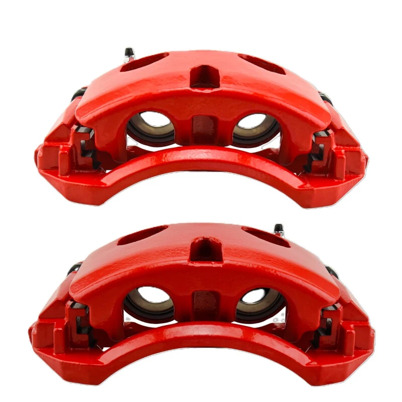 Power Stop 20-23 GMC Sierra 3500 HD Front Red Caliper w/Bracket (Pair)