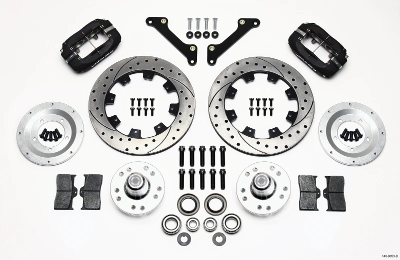 Wilwood Forged Dynalite Vorderes Kit 12,19 Zoll gebohrt 79-81 Camaro