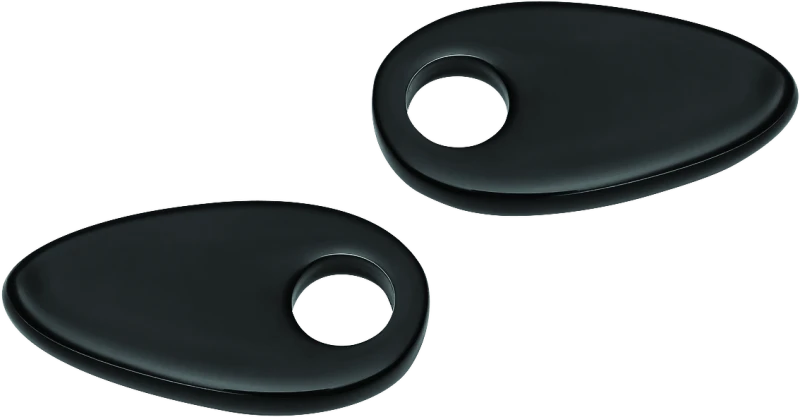 Kuryakyn Fender Strut Cover Plates Gloss Black