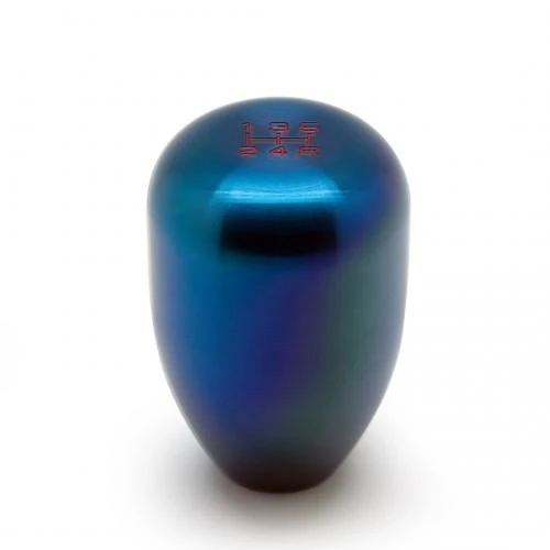 BLOX Racing 5-Speed Billet Shift Knob - Torch Blue
