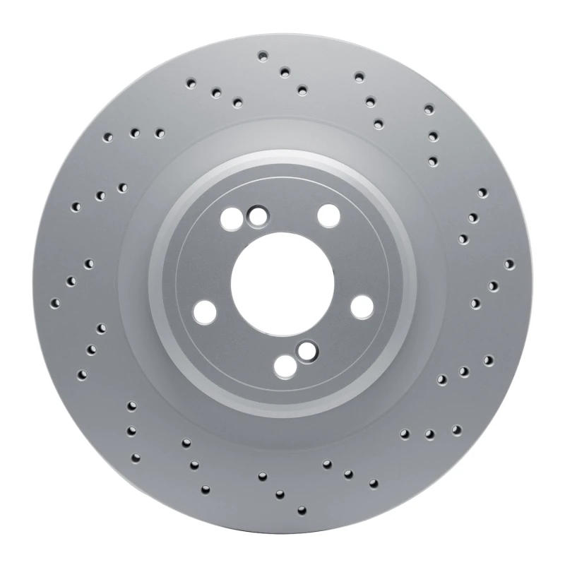 DFC 15-19 BMW X6 Right Rear Drilled Hi-Carbon Alloy Geomet Coated Rotor