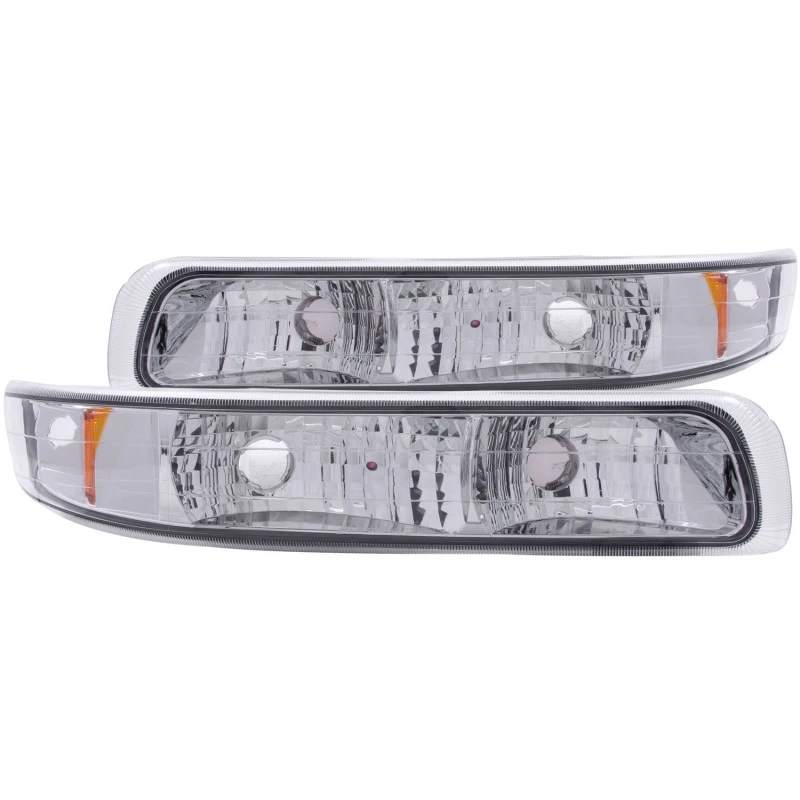 anzo_511064-6792dea314b5e ANZO 1999-2002 Chevrolet Silverado 1500 Euro-Parkleuchten Chrom mit Bernstein-Reflektor