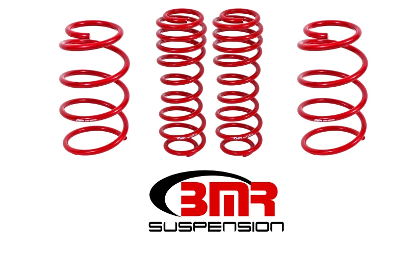 BMR 07-14 Shelby GT500 Drag Tieferlegungsfedern (Set von 4) - Rot