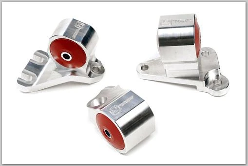 Innovative 90-91/92-93 Acura Integra GS-R Silber-Aluminium-Billet-Motorhalter-Kit 75A Bushings (Cable)