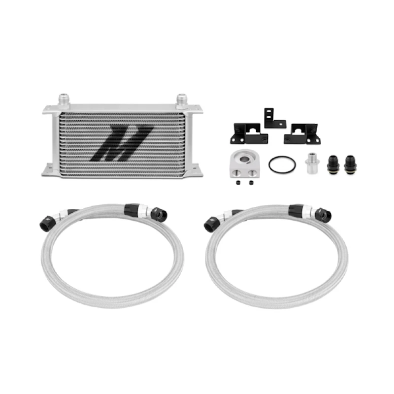 Mishimoto 07-11 Jeep Wrangler JK Öl-Kühler-Kit - Silber
