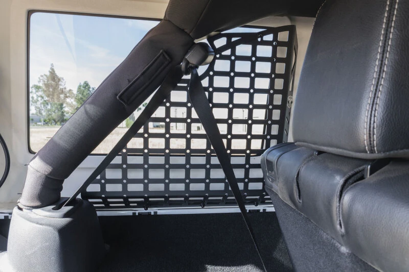 DV8 Offroad 07-18 Jeep Wrangler JK 4-Door Pocketed Rear Window Molle Panels