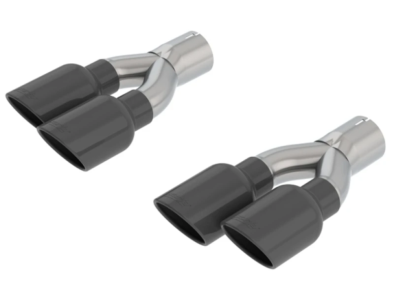 Borla 18+ Jeep Grand Cherokee TrackHawk 6.2L V8 Schwarz-Chrom 3 Zoll Endrohr-Kit (Für PN 140755 und 140756)