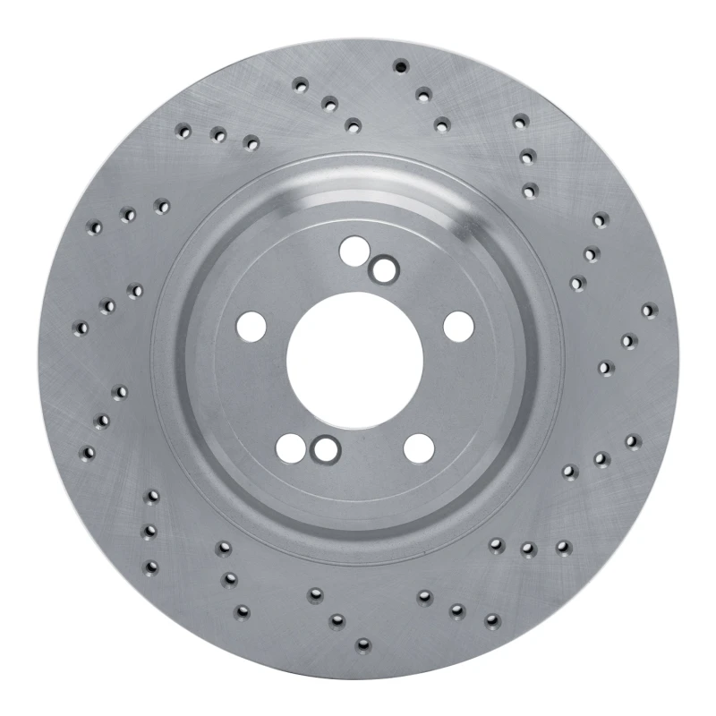DFC 15-20 BMW M2 Right Rear Drilled Brake Rotor