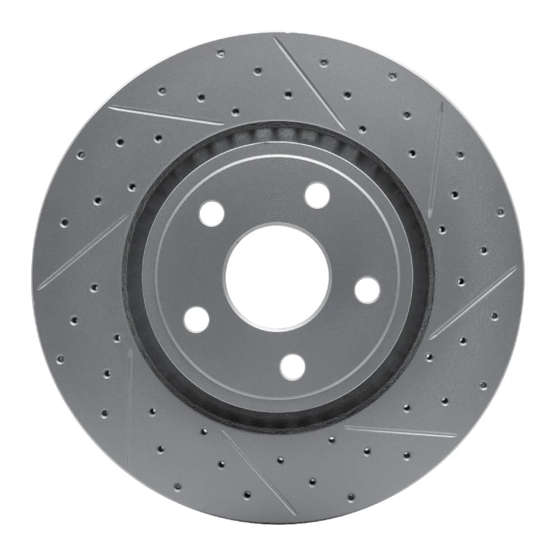 DFC 11-25 Dodge Durango Front Right Drilled & Slotted Geoperformance Rotor