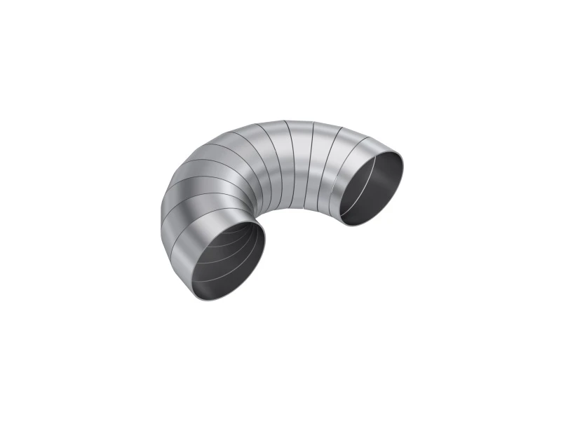 MBRP T304 Edelstahl 3,5 Zoll Durchmesser 180 Grad Universelles Pie-Cut-Kit