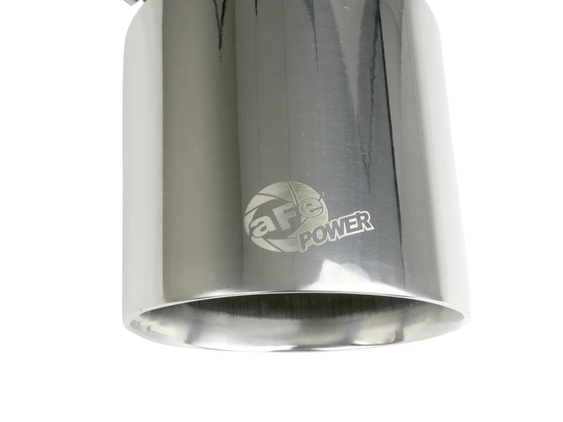 aFe MACH Force-Xp 2-1/2in 304 SS Klemm-Abgas-Endstück 2,5in Einlass / 4,5in Auslass / 7in.L - Poliert