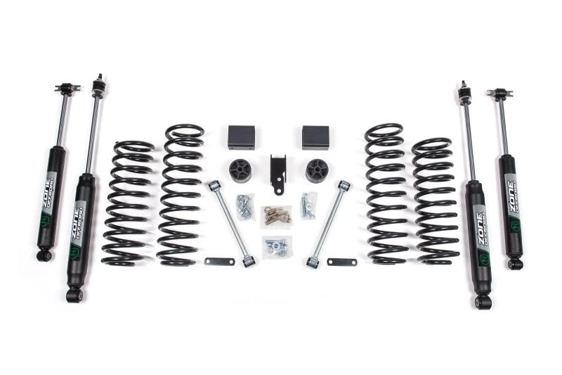 Zone Offroad 07-12 Jeep JK 2dr 3in Suspension Kit