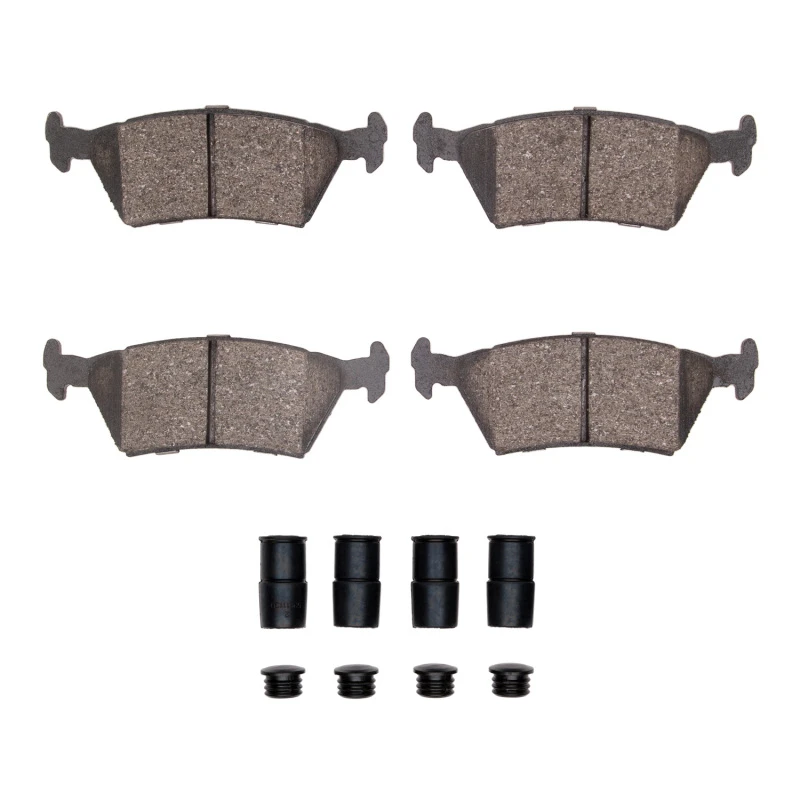DFC 85-88 Chrysler Daytona Rear 4000 HybriDynamic Brake Pads and Hardware Kit
