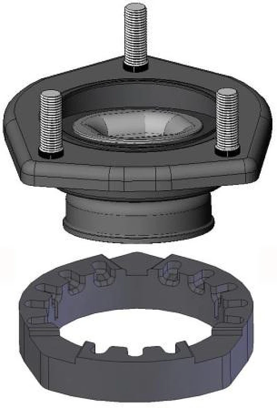 KYB Stoßdämpfer & Strut Mounts hinten links LEXUS RX330 (AWD) 2004-06 LEXUS RX330 (FWD) 2004-06 LEXUS