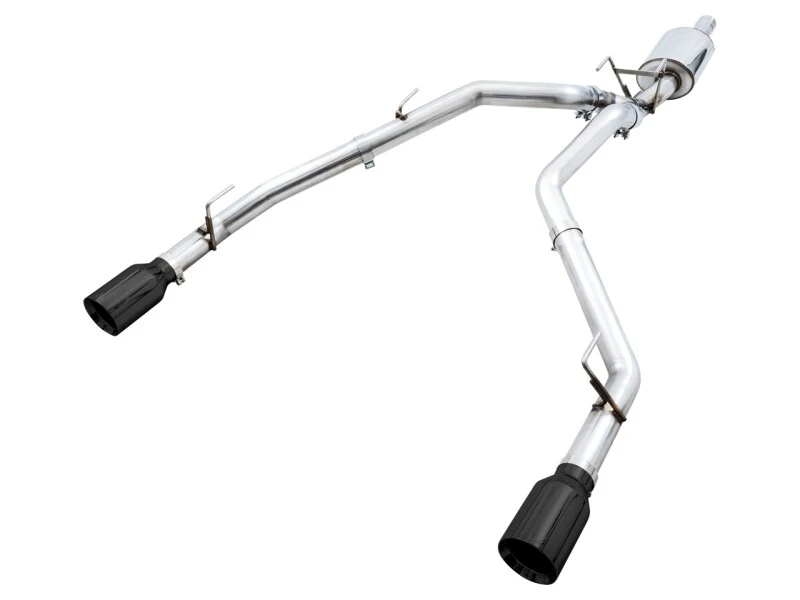 AWE Tuning 09-18 RAM 1500 5.7L (w/o Cutout) 0FG Dual Rear Exit Cat-Back Exhaust - Diamond Black Tips