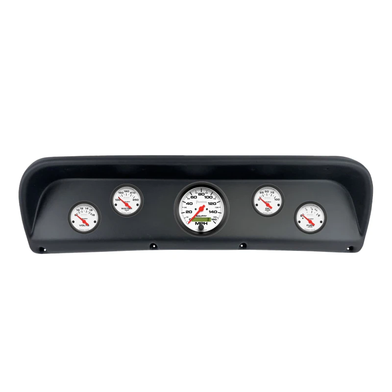 Autometer Phantom Direkt-Passendes Dash-Kit 67-72 Ford F100 (1 x 3-3/8 Zoll / 4 x 2-1/16 Zoll)