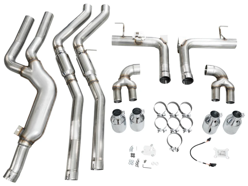 AWE Tuning 22-26 BMW M240i (G42) Track Edition Exhaust - Chrome Silver Tips