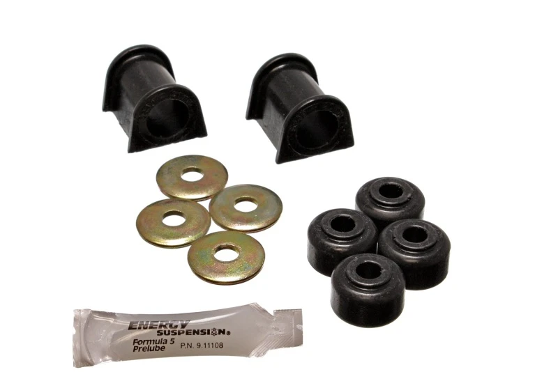 Energy Suspension Schwarz 20mm Vordere Querlenkerbuchsen (Querlenker-Endstück) für 90-94 Mitsubishi Eclipse AWD