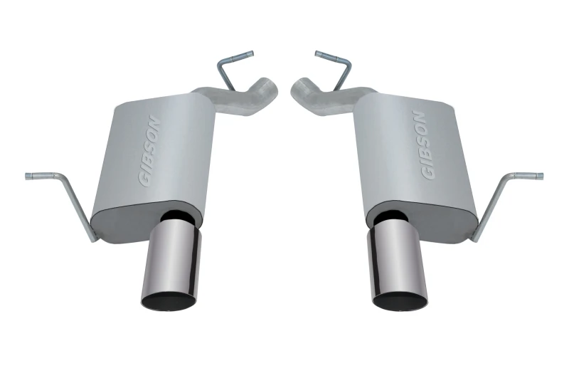 Gibson 11-18 Jeep Grand Cherokee Laredo 3.6L 2.25in Axle-Back Dual Exhaust - Aluminized