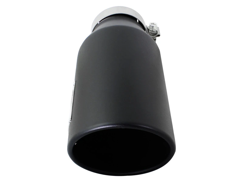 aFe Diesel-Abgasrohr-Spitze Bolt On Schwarz 4 Zoll Einlass x 6 Zoll Auslass x 15 Zoll