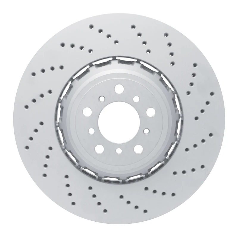 DFC 12-19 BMW M6 Right Front Drilled Hi-Carbon Alloy Geomet Coated Rotor