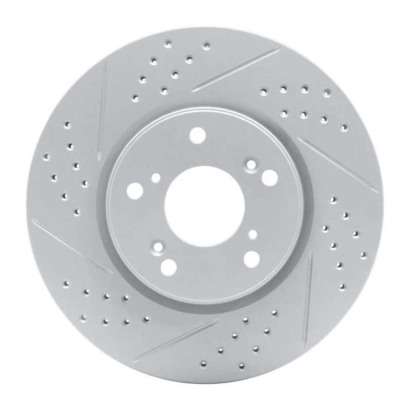 DFC 13-22 Honda Accord Sedan Front Left Drilled & Slotted Geoperformance Rotor