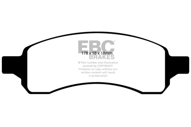 ebc_DP31761C-6793200823357 EBC 07+ Buick Enclave 3.6 Ultimax2 Front Brake Pads