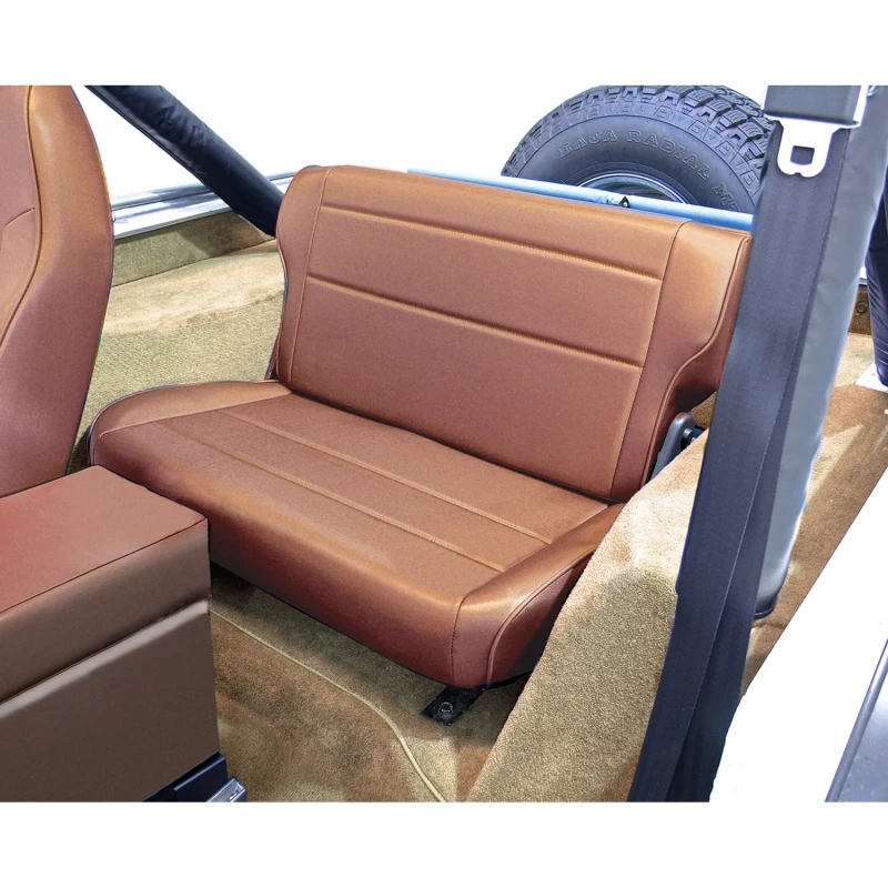 Rugged Ridge Falt- und Klapp-Rücksitz Tan 76-95 Jeep CJ / Jeep Wrangler