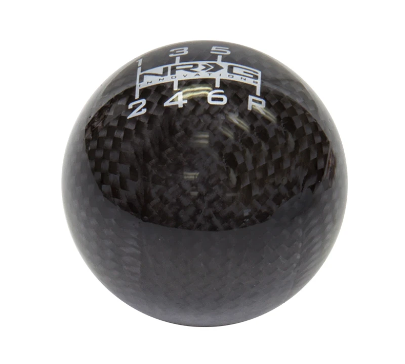 NRG Ball Style Schaltknauf – Schwergewicht 480 g – Schwarz Carbon