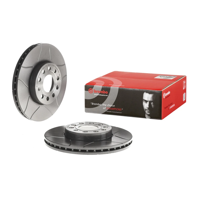Brembo Audi/VW/Skoda 285mmx25mm Front Max Premium UV Coated OE Equivalent Rotor