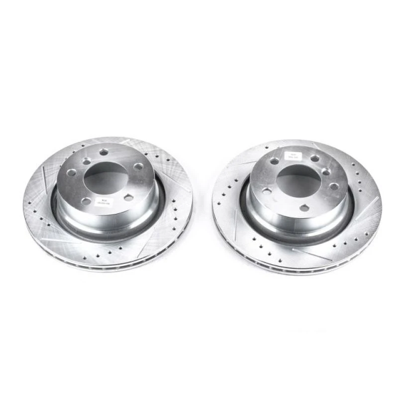 Power Stop 03-08 BMW Z4 Rear Evolution Drilled & Slotted Rotors - Pair