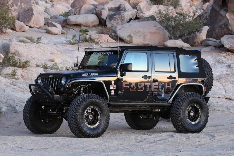Fabtech 07-18 Jeep JK 5 Zoll Crawler C/O II mit DLSS 2,5 C/O Resi Fr & Rr