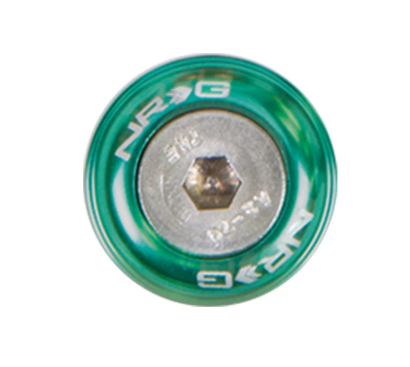 NRG Fender Washer Kit w/Rivets For Metal (Grün) - Set of 10