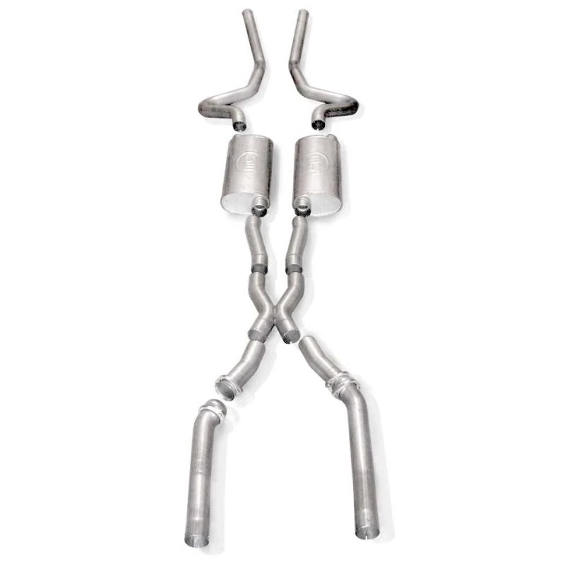 Stainless Works Chevy Chevelle Small/Big Block 1968-72 Auspuff 3 Zoll System mit X-Rohr