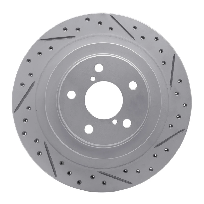 DFC 05-09 Subaru Impreza Rear Right Drilled & Slotted Geoperformance Rotor