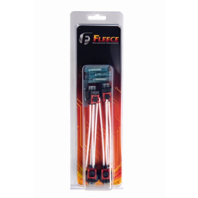 Fleece Performance 17-22 GM 2500/3500 Duramax Ersatz Kraftstoff-Einspritzdüsen-Stecker mit Pigtail (4er-Pack)