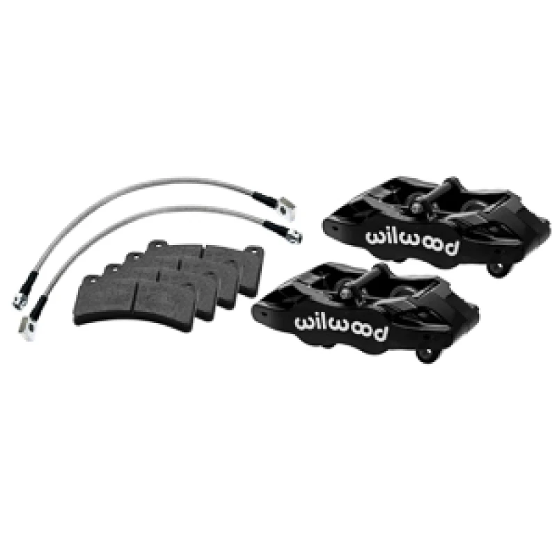 Wilwood DPC56 Rear Caliper Kit for 97-04 Corvette C5 All/05-13 C6 Base Models - Black