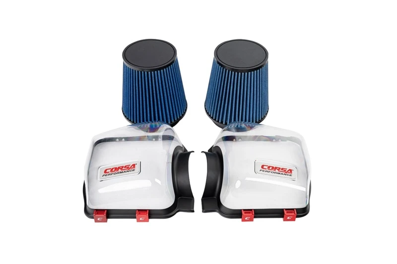 Corsa 24-25 Ford Mustang GT 5.0L Clear Lids & Oiled Filters
