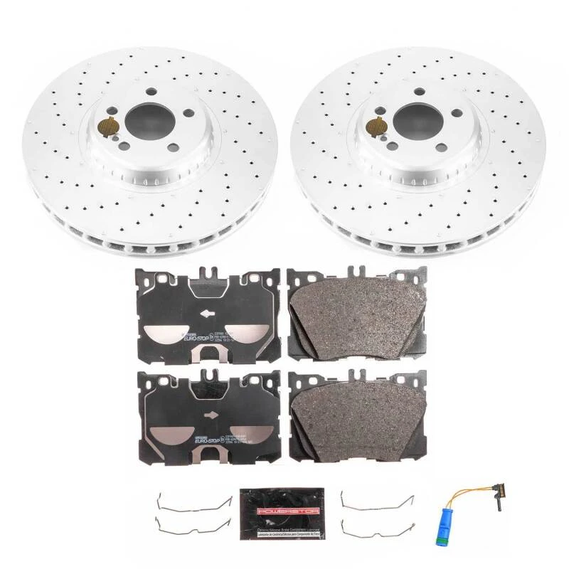 Power Stop 18-20 Mercedes-Benz C43 AMG Front Euro-Stop Brake Kit