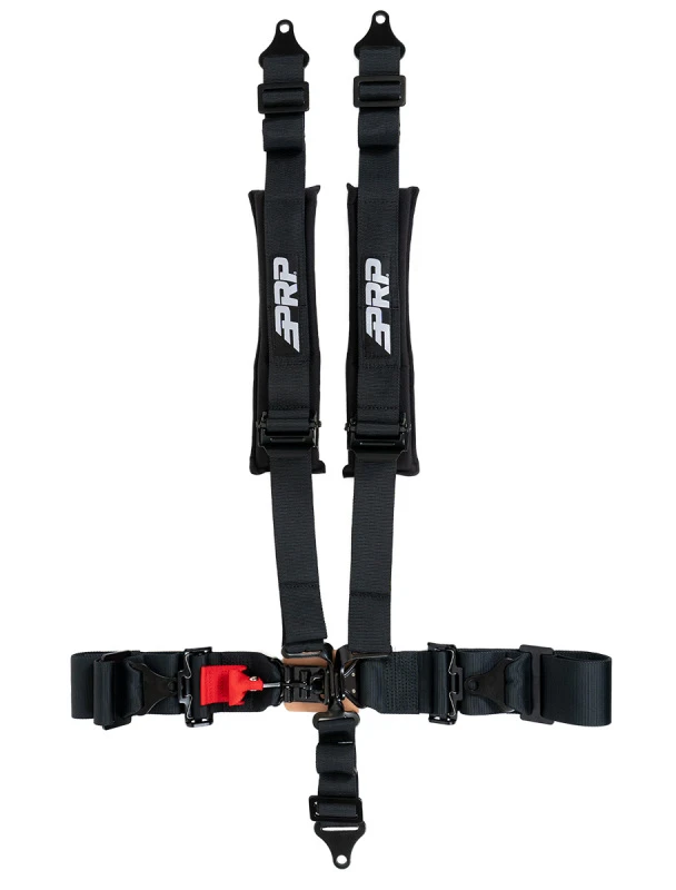 PRP 5.3x2 Harness - 5 Point Harness 3In Lap Belts 2In Shoulder Belts w/ Removable Pads