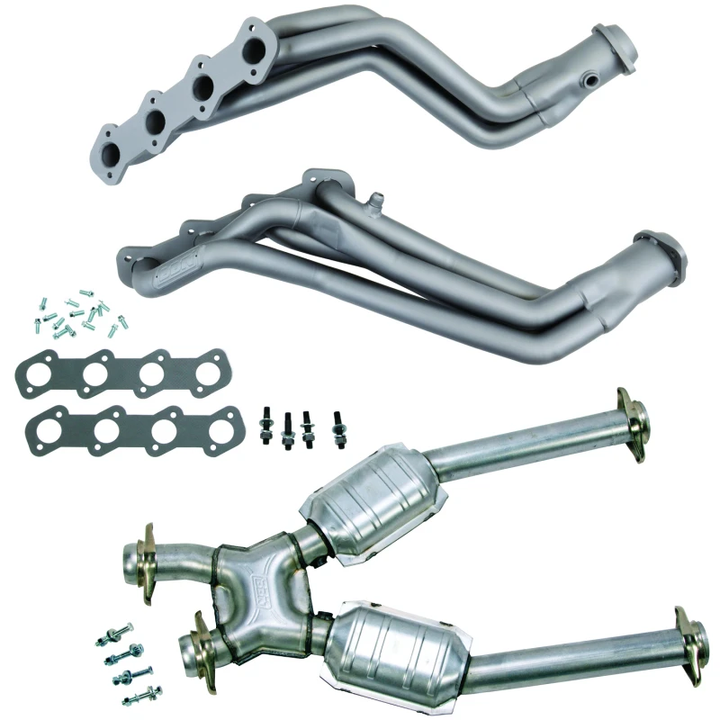 BBK 96-04 Ford Mustang 4.6L 2V (Schaltgetriebe nur) 1-5/8 Header mit Hochleistungs-X-Rohr (Ti-Keramik)