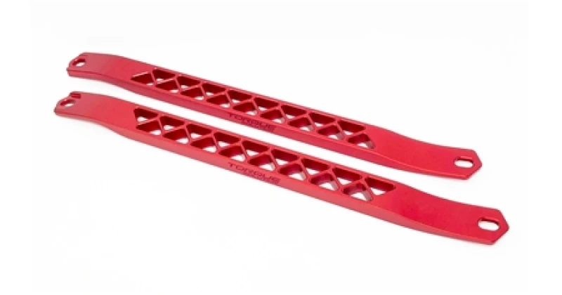Torque Solution Billet Strut Cross Braces (Red) for Toyota GR Supra MKV A90 / A91