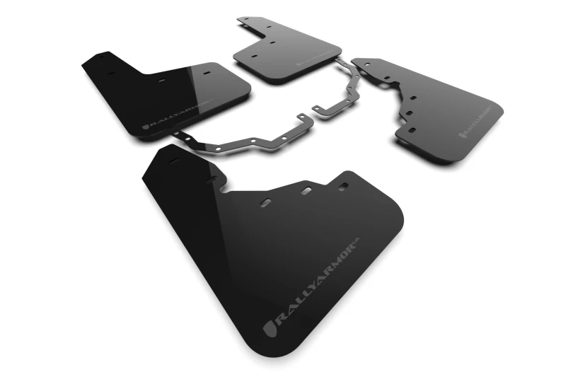 Rally Armor 22-25 Toyota Land Cruiser Black UR Mud Flap Dark Grey Logo