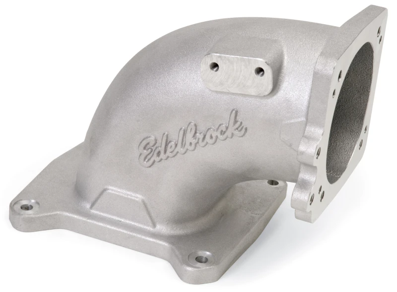 Edelbrock EFI-Einlasskrümmer Universal 100 Grad 120mm T B bis 4500 Dominator Flansch