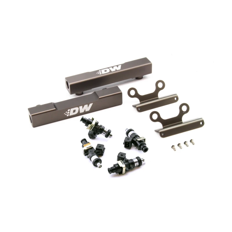 DeatschWerks Top Feed Kraftstoffrail Upgrade Kit mit 1500cc Injektoren für 02+ Subaru WRX / 07+ STI/LGT