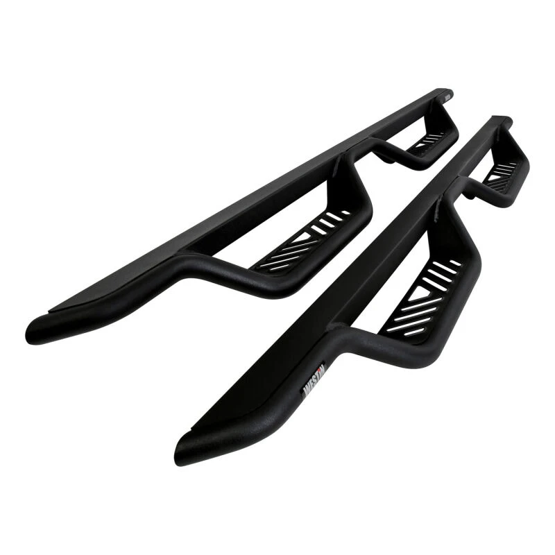 Westin 14-18 Chevy/GMC Silverado/Sierra 1500/2500/3500 Double Cab Outlaw Drop Nerf Bars Tex Black